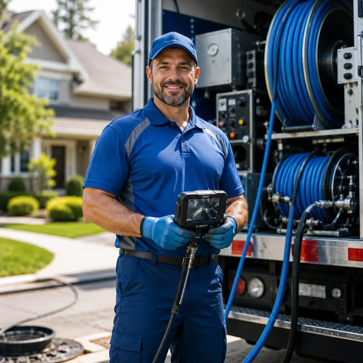 Local outdoor drain cleaning specialists in Coupland, TX